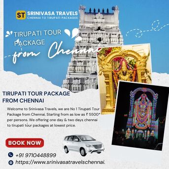 Chennai, Travel, Comfortable & Hassle-Free Tirupati Tour Package From Chennai For A Divine One-Day Trip