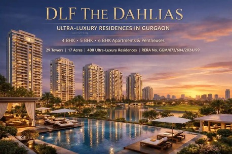 Gurgaon, Real Estate For Sale, INR 650000000,  4 BR,  DLF The Dahlias Golf Course Road Gurgaon Luxury Apartments