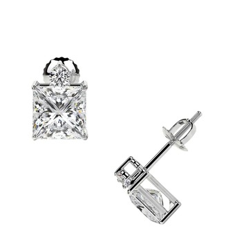 New York, Jewelry, USD 1764,  Purchase IGI Certified 2.57cttw Lab Diamond Earrings For Sale At GemsNY