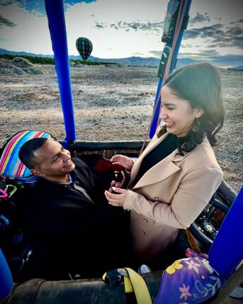 New York, Business, Hot Air Balloon Wedding Proposal