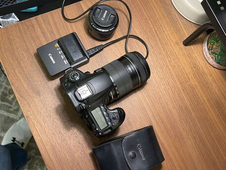 Yanbu, Electronics, SAR 2000,  Want To Sell: Canon EOS 60D Camera With Lens