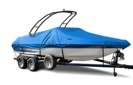 New York, Auto Parts, USD 1109,  Sunbrella? V-Hull Boat Cover &ndash; Modern Arch Wake/Ski Tower (23&prime;6&Prime; L ? 102&Prime; W)