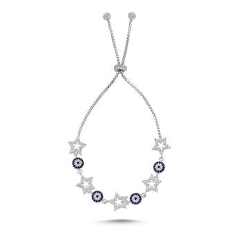 Sydney, Jewelry, AUD 150,  Protective Evil Eye Bracelet In Elegant Silver Design - Zehrai