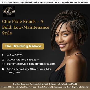 New York, Beautician, Chic Pixie Braids &ndash; A Bold, Low-Maintenance Style