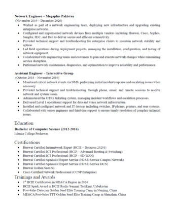 Riyadh, Job Seekers, Network Engineer