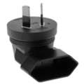 USD 3,  Angled Europe To Australia Two Prong Plug Adapter