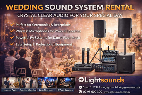 Sydney, Electronics, AUD 1,  Wedding Sound System Rental &ndash; Professional Audio For Your Special Day - Canberra