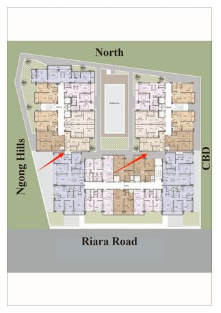 Nairobi, Real Estate For Sale, KES 9700000,  2 BR,  128 Sq. Meter,  Riara Oasis Residence Offplan