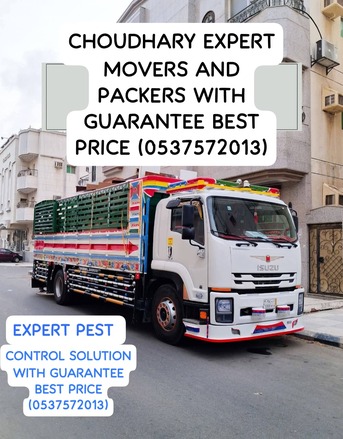 Riyadh, Relocation, ꈍ74AHMED CHOUDHARY🧡 EXPATS MOVERS&PACKER🧡PEST CONTROL SERVICE BEST PRICE=(053.75.72.013)