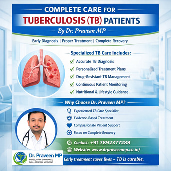 Bangalore, Health, Complete Care For Tuberculosis (TB) Patients &ndash; Dr. Praveen MP
