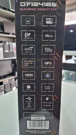 Manama, Computers, BHD 48,  DEVO Gaming 24" IPS LED Monitor Borderless (165Hz Refresh Rate HDR) Good Working Like New