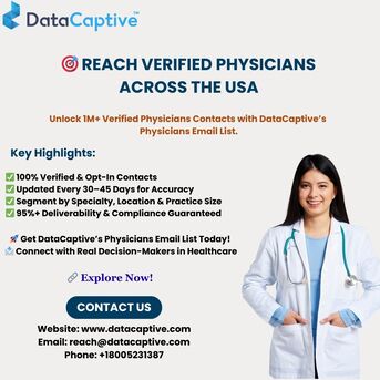 Dallas, Marketing, Get 100% Opt-in Physicians Email List &ndash; USA