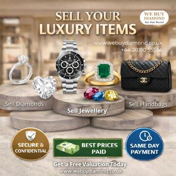 London, Items Wanted, 💎 Sell Your Jewellery, Diamonds & Luxury Items For Instant Cash In London