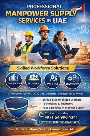 Dubai, Manpower, Skilled Manpower Supply Services In UAE | Smooth Manpower