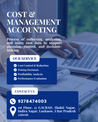 Lucknow, Accounting, Reliable Cost & Management Accounting Support In Lucknow