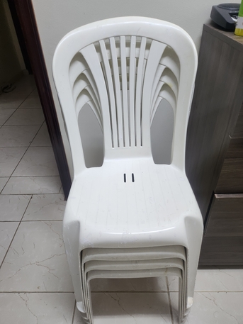 Yanbu, Household Items, SAR 60,  Plastic Chairs 4 Pcs 60sr Only