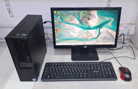 Manama, Electronics, BHD 98,  DELL Core I7 7th Generation Computer Full Set With HD Wide Monitor DDR4 8GB RAM SSD 256GB
