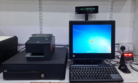 Manama, Computers, BHD 175,  POS System With Software + New Receipt Thermal Printer + New Cash Drawer Ready To Use