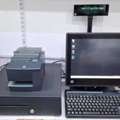 BHD 175,  POS System With Software + New Receipt Thermal Printer + New Cash Drawer Ready To Use