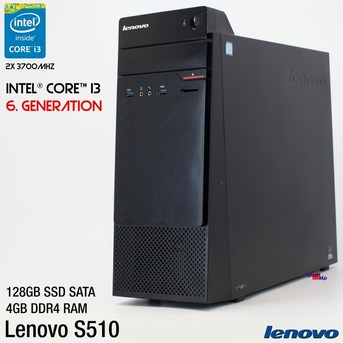 Manama, Computers, BHD 53,  LENOVO Core I3 6th Generation Computer 4GB DDR4 RAM + 128GB SSD OS 10 Pro Ready To Use