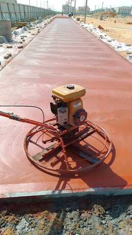 Riyadh, Construction, Stamped Concrete Fan Pouring, Budget, Inclination الخرسانة المطبوعة الملونة صبة مر