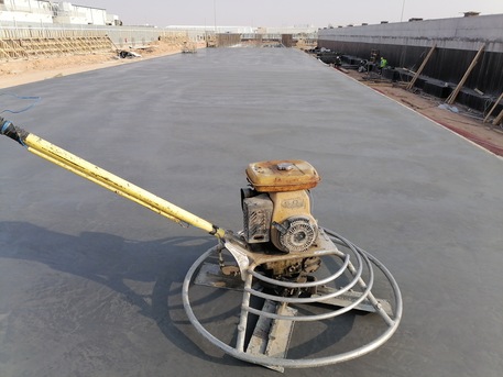 Riyadh, Construction, Stamped Concrete Fan Pouring, Budget, Inclination الخرسانة المطبوعة الملونة صبة مر