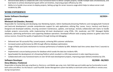 Riyadh, Job Seekers, Looking For A PHP Laravel Vue.js Job