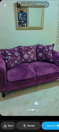 Riyadh, Furniture, SAR 1200,  Home Centre Sofa Set &ndash; 2 Seater X 2 (4 Seats Total) &ndash; Excellent Condition &ndash; SAR 1200 Sligh