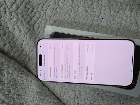 Akrabia, Mobile Phones, SAR 4450,  IPhone 16 Pro Max 512gb 100 Battery 3 Cycle Count Only