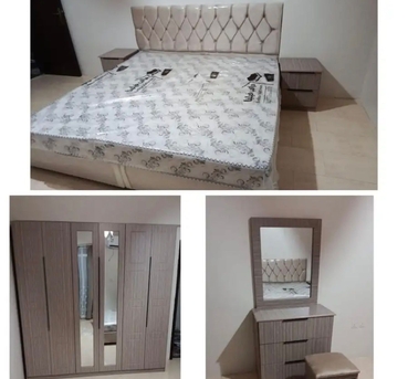 Jeddah, Furniture, SAR 4,  New Double Bed High Quality Bedroom Set Available