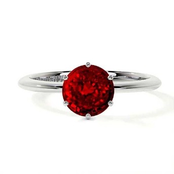 New York, Jewelry, USD 6596,  Purchase AAAA Quality 0.93 Cts Real Ruby Ring For Sale At GemsNY