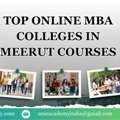 Top Online MBA Colleges In Meerut Courses