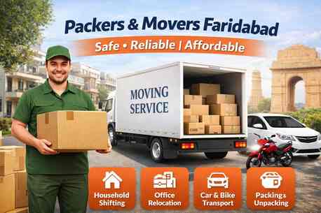 Faridabad, Relocation, Hire Professional Packers And Movers Faridabad For Safe Relocation