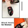 Block Heels For Women &ndash; Stylish And Comfortable Heels Collection