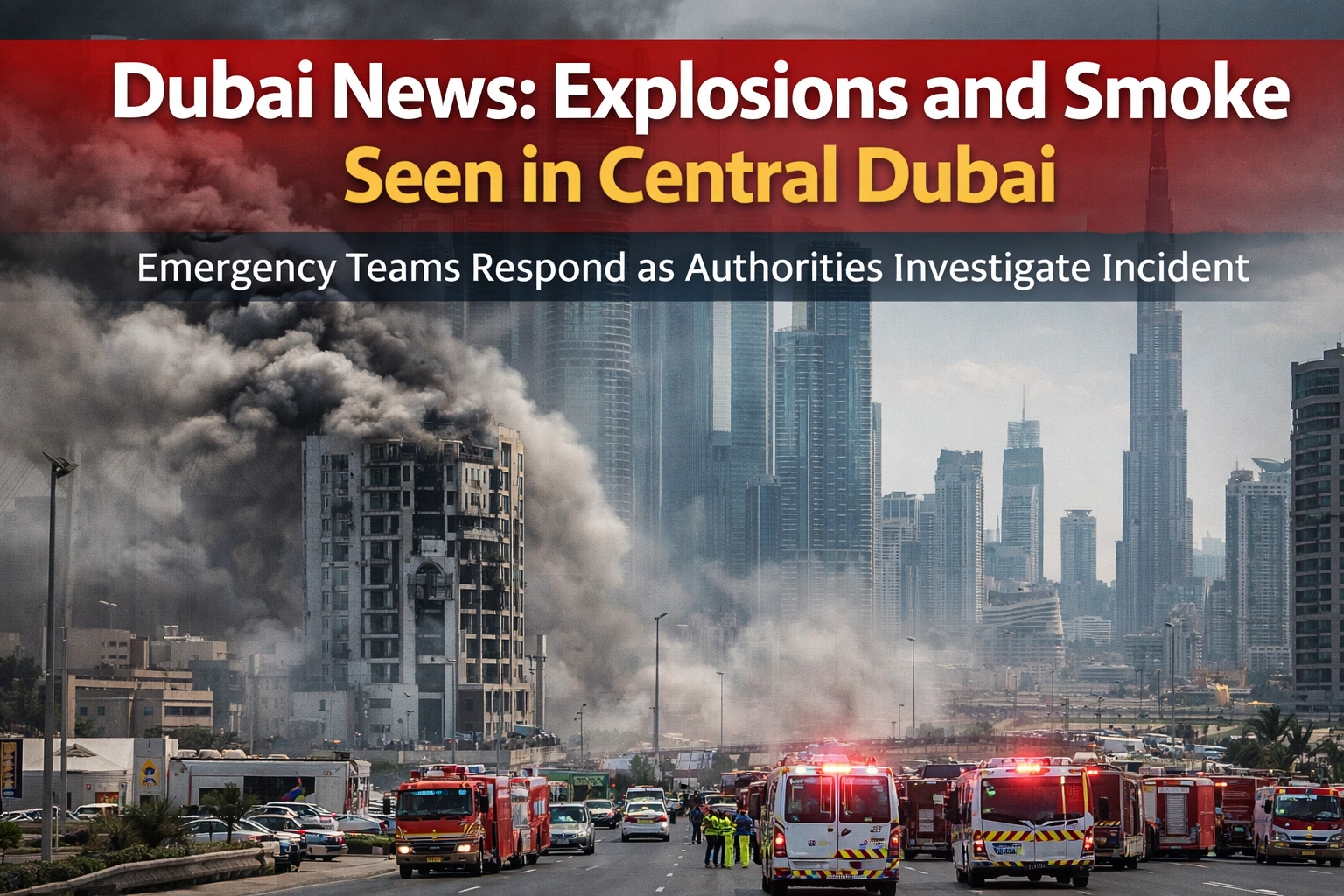 New York, Manpower, Dubai News: Blasts Heard And Smoke Seen In Central Dubai