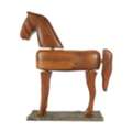 Bronco Wooden Sculpture &ndash; Elegant Horse Decor For Home