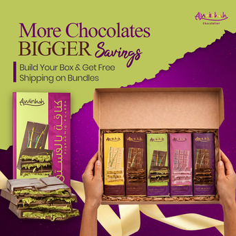 Dubai, Food, AED 70,  Create Your Own Chocolate Box In Dubai - Al-Minhah Chocolates