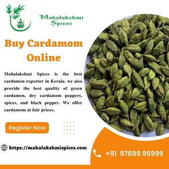 Kerala, Business, Buy Cardamom Online At Best Prices | Mahalakshmi Spices