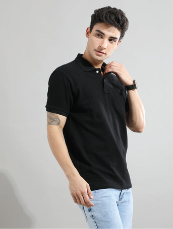 Bangalore, Wholesale Products, Unisex Solid Pocket Polo T-Shirt | Premium Cotton Knit