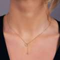 GBP 500,  Best Circle Of Life Pendant Lab-Grown Diamond Necklace.
