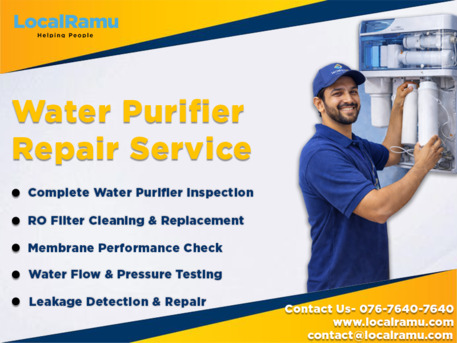 Bangalore, Appliance Repair, Professional Water Purifier Repair And Service By LocalRamu With Skilled Technicians