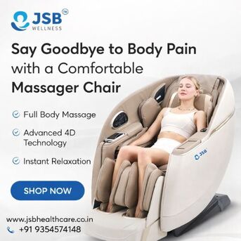 New Delhi, Health & Beauty Items, Relax At Home With A Comfortable Massager Machine Chair For Full Body Relief