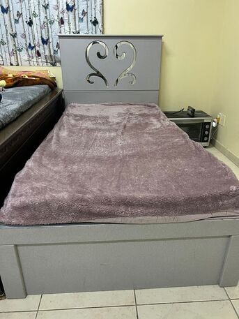 Akrabia, Furniture, SAR 220,  Urgent Sale Single Bed With Matters In Good Condition Size:(2.1 Meter Long ) X (1.1 Meter)