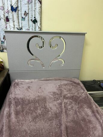Akrabia, Furniture, SAR 220,  Urgent Sale Single Bed With Matters In Good Condition Size:(2.1 Meter Long ) X (1.1 Meter)