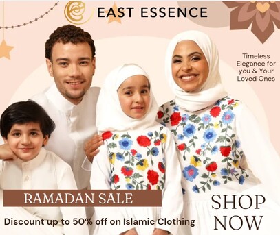 Dubai, Clothing & Accessories, Get Up To 50% Off Islamic Clothing With East Essence Discount Code