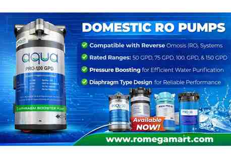 Gurgaon, Wholesale Products, RO Pump For Water Purifier Systems | High Pressure Booster Pump