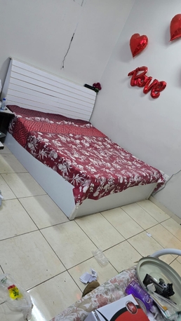 Yanbu, Furniture, SAR 350,  Full Size Double Bed For Sale In Good Condition With Spring Double Mattress.