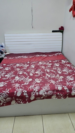 Yanbu, Furniture, SAR 350,  Full Size Double Bed For Sale In Good Condition With Spring Double Mattress.