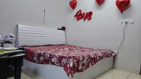 Yanbu, Furniture, SAR 350,  Full Size Double Bed For Sale In Good Condition With Spring Double Mattress.
