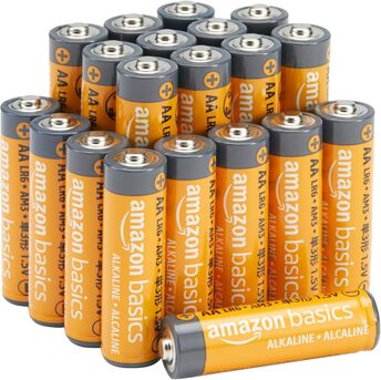 Riyadh, Electronics, SAR 21,  Amazon Basics AA 1.5 Volt Performance Alkaline Batteries, 20-Pack